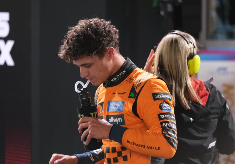 Lando Norris in Vegas