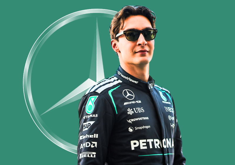 George Russell, Mercedes, 2026, Social