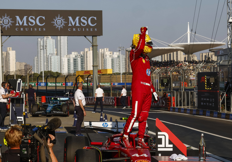 F1 Results Today: Lewis Hamilton earns brilliant first Ferrari win with Shanghai masterclass