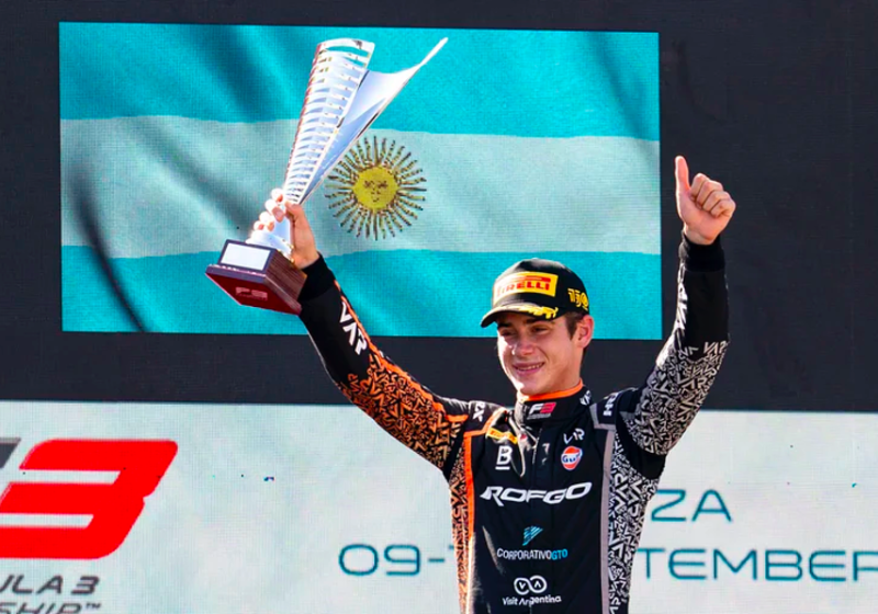 Equipos de F1 interesados en la próxima joya de Argentina