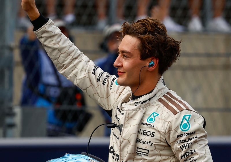 George Russell, USGP, generic, 2025