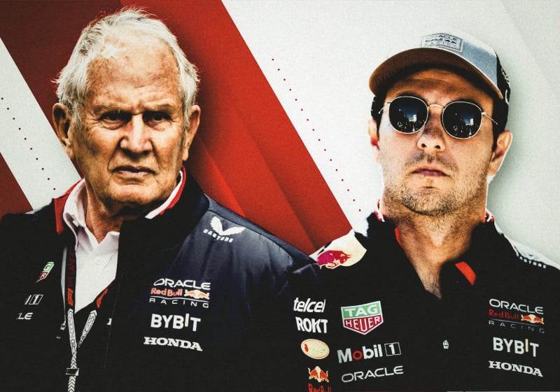Sergio Checo Perez, Helmut Marko, Red Bull, 2024, Generic, Photoshop