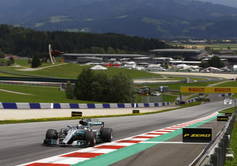 Grand Prix van Oostenrijk: de lay-out en DRS-zones van het circuit