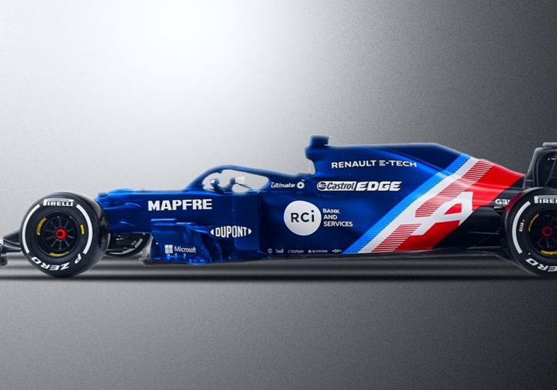 Should this be Alpine's new F1 livery?