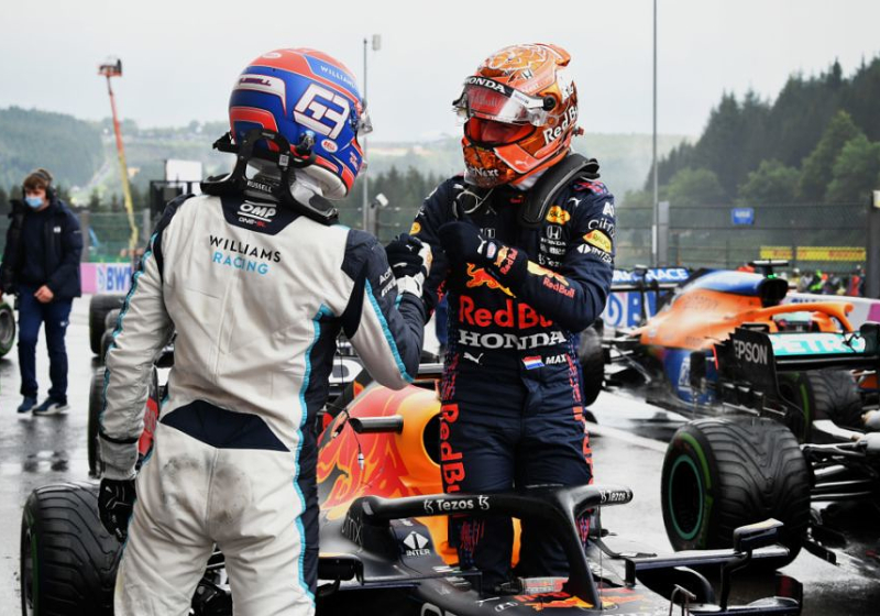 Verstappen over pole position: 'Of het een voordeel is, ligt aan het weer'
