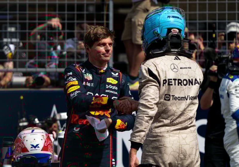Max Verstappen after his win in the Sprint