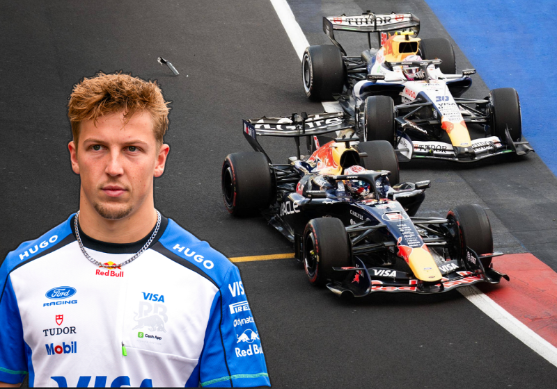 Pijnlijke reden achter actie Lawson tegen Verstappen? "Net gehoord dat hij zijn zitje kwijt is"