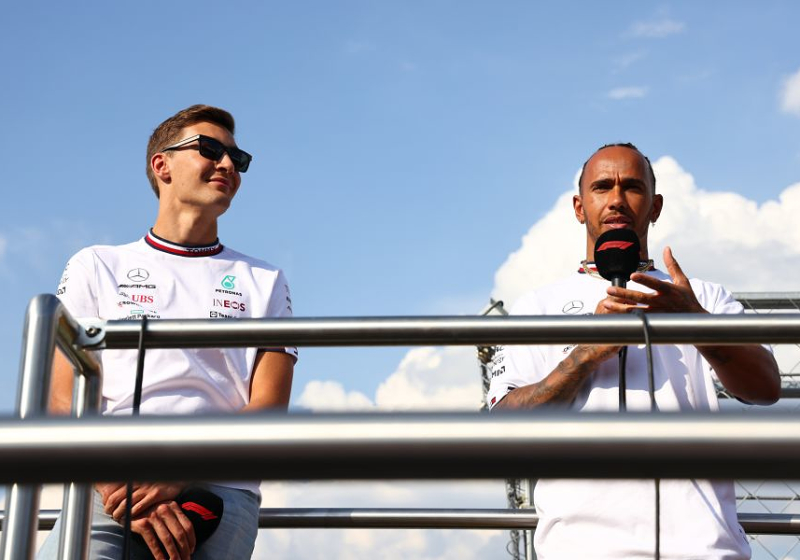 Lewis Hamilton: Ayudaré a George Russell a ganar la pole position