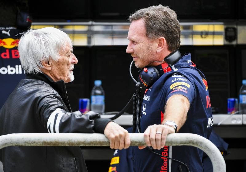 Ecclestone schuift Horner naar voren als opvolger Domenicali