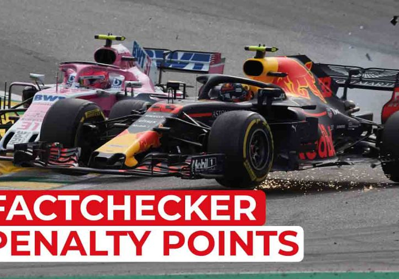 Zo werkt het strafpuntensysteem in de Formule 1