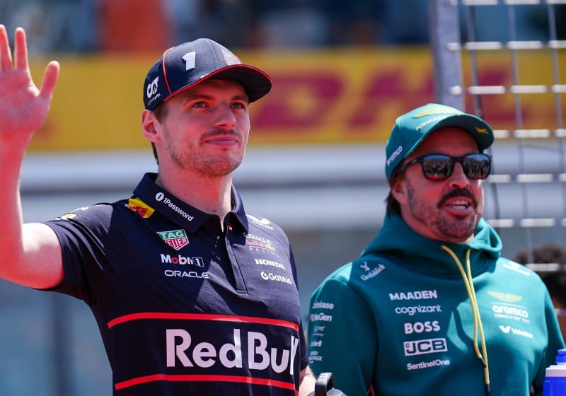 Max Verstappen, Fernando Alonso, Red Bull, Aston Martin, Montreal, 2025