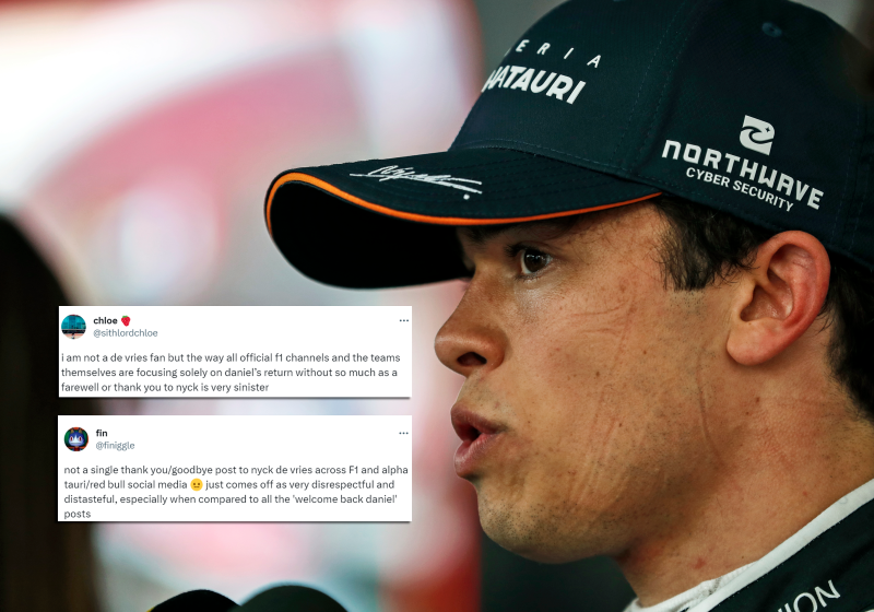 Kritiek op Red Bull en Formule 1 na ontslag De Vries: "Niet eens een bedankje of een vaarwel"