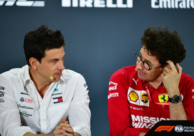 Binotto niet onder de indruk van Mercedes: "Gat nog altijd zes a zeven tienden"