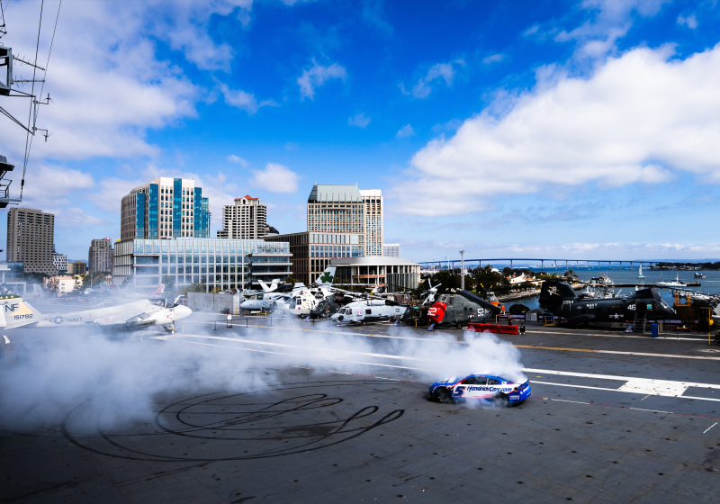 NASCAR 26 cover revealed with brilliant stunt at San Diego race weekend