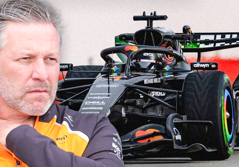 Brown, MCL40, instagram: mclarenf1, socials