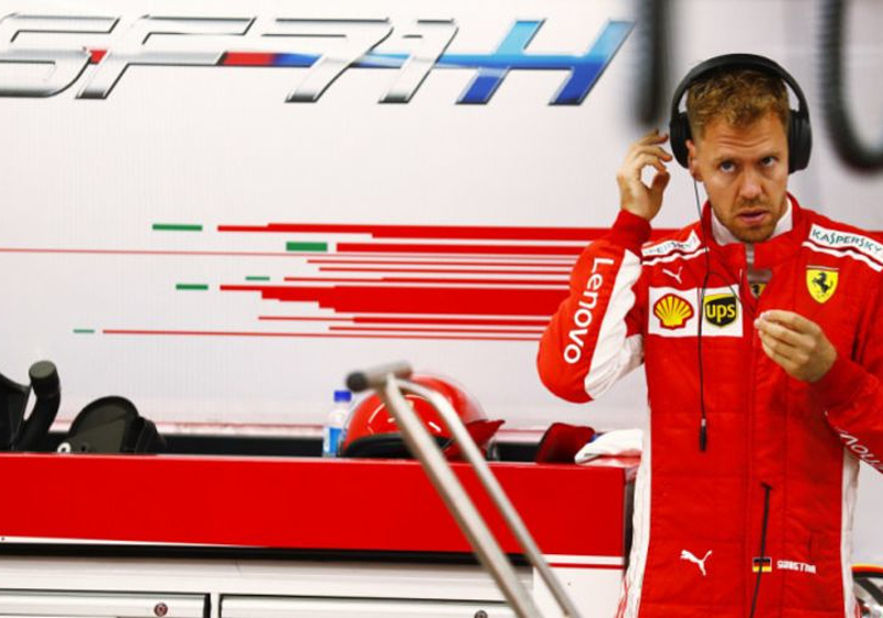 Vettel reacts to United States GP grid drop