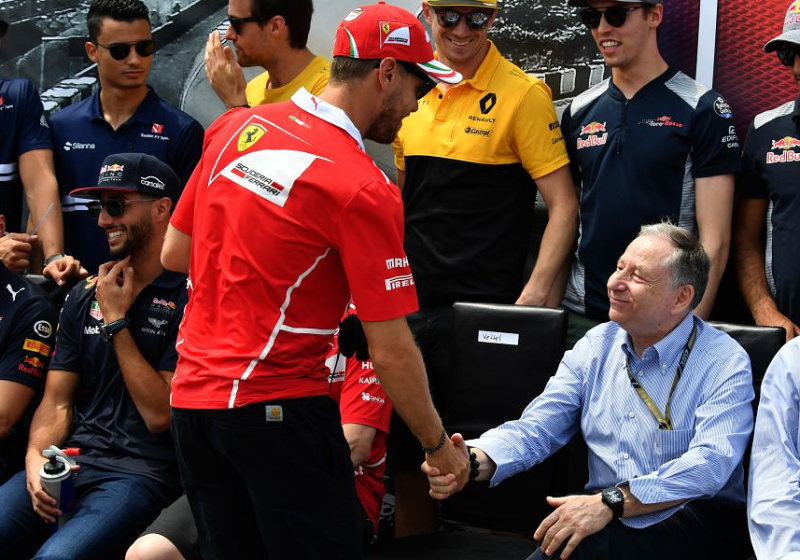 Vettel lauded as a "good" future president of the FIA