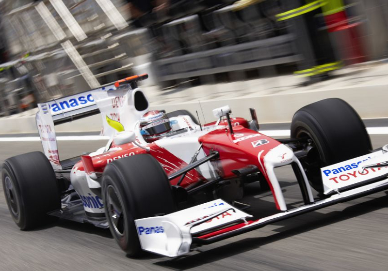 Toyota Formula 1 car set to be auctioned