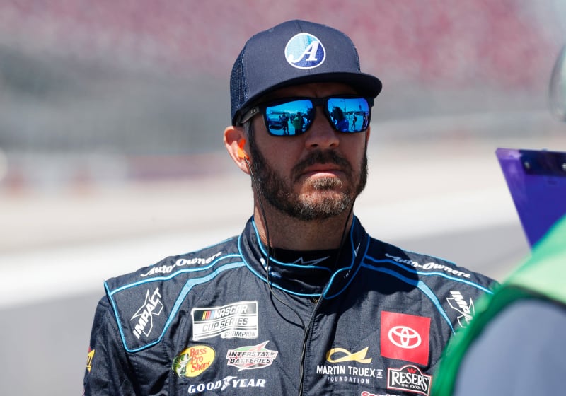 Martin Truex Jr at the NASCAR Goodyear 400