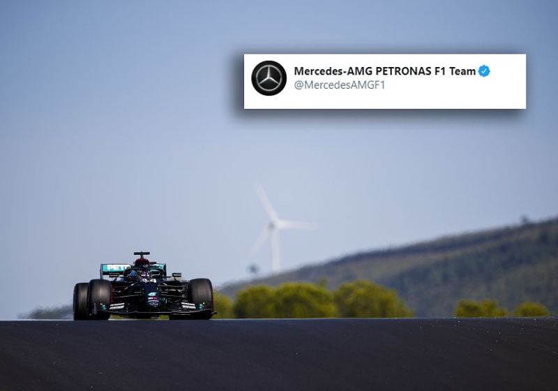 Mercedes op Twitter: "Livery precies hetzelfde als vorig jaar"