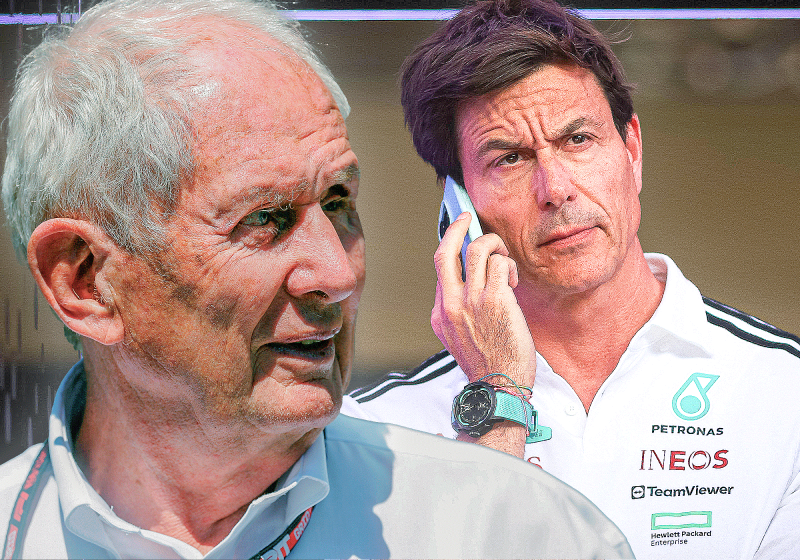dr. Helmut Marko and Toto Wolff