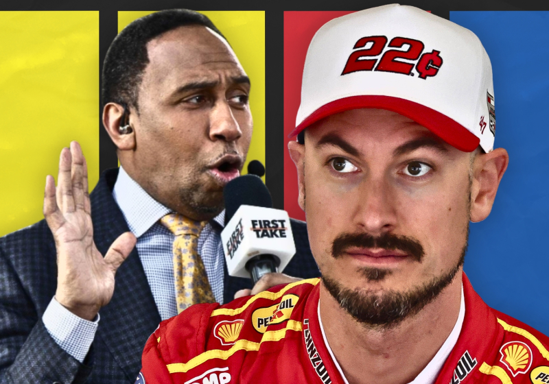 NASCAR star Joey Logano pushes back after controversial Stephen A. Smith comments