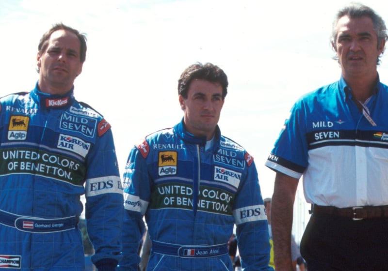 F1 legend's son gets stuck behind a TRUCK leaving pitlane in bizarre incident