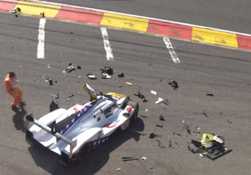 Zware crash in WEC op Spa, Fittipaldi gewond afgevoerd