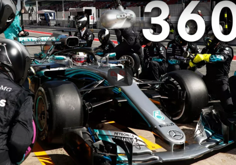 VIDEO: In 360 graden meekijken met Mercedes in Barcelona