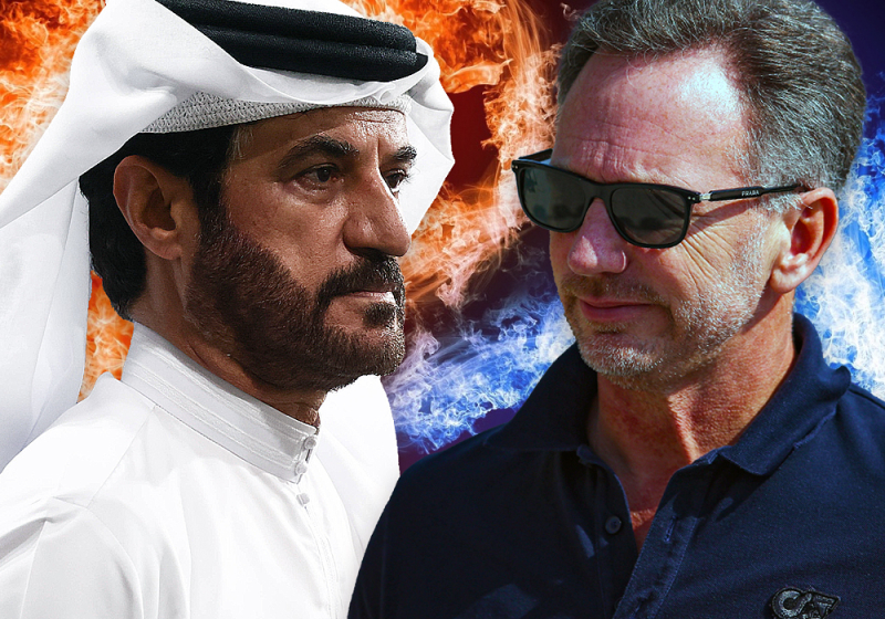 'Horner niet aan pitmuur vanwege gesprek met FIA-president Ben Sulayem'