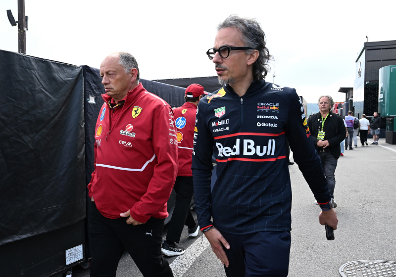 Frédéric Vasseur, Laurent Mekies, 2025, generic, Red Bull, Ferrari