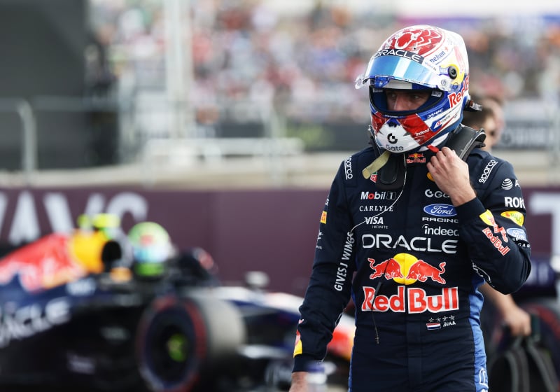 Max Verstappen crashes out of British Grand Prix in dying stages at Silverstone