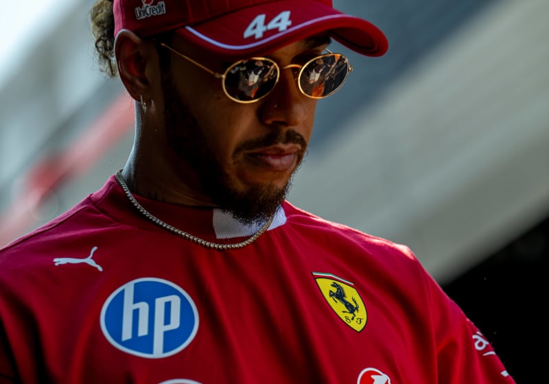 Lewis Hamilton in Imola