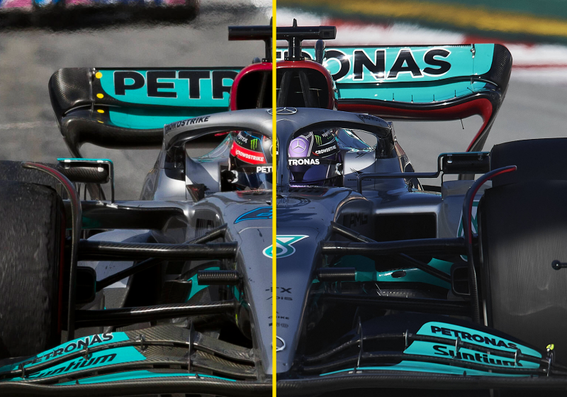 Mercedes, W13, socials