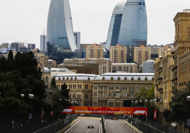 La parrilla de salida para el Gran Premio de Azerbaiyán