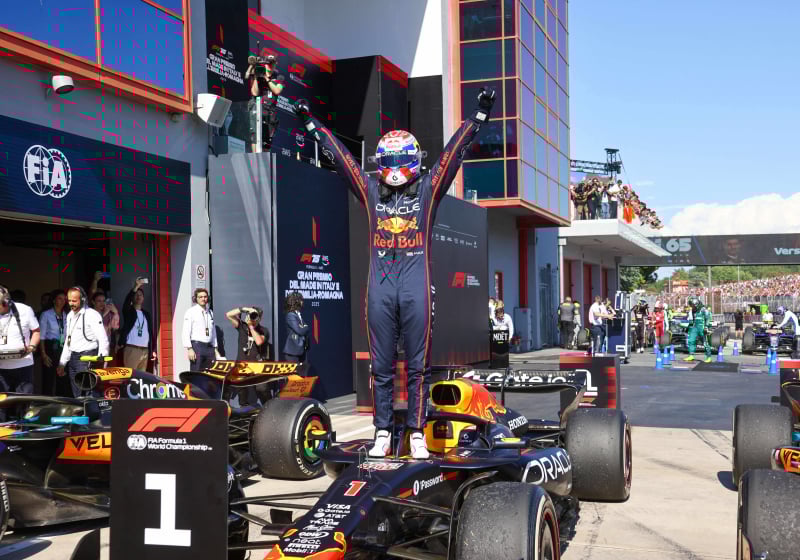 Max Verstappen after his win at Imola
