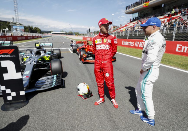 Vettel eyes Mercedes payback in Spain after qualifying thrashing