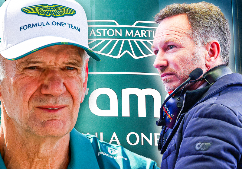 Horner, Newey, Aston Martin, socials
