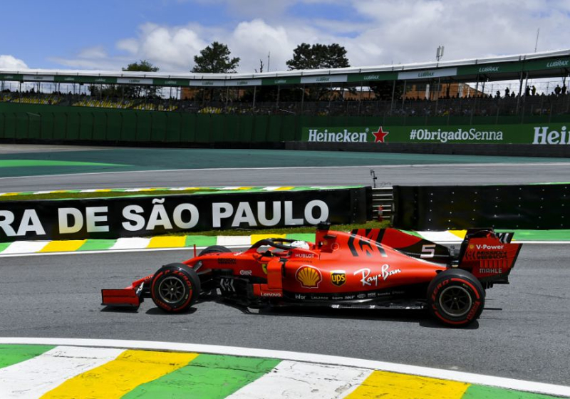 Vettel start naast Verstappen in Brazilië: "Het wordt moeilijk"