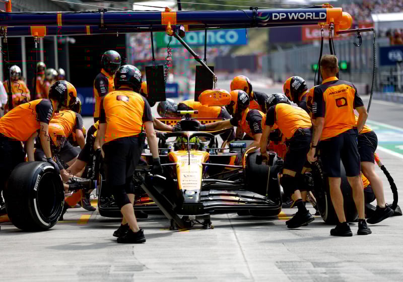 McLaren, pitstop, 2025