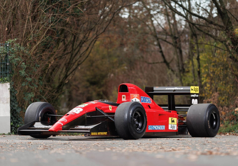Alesi Ferrari SMASHES Schumacher Jordan price at Paris auction
