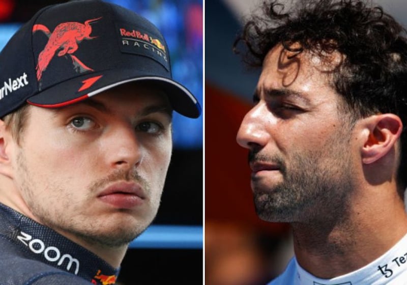 Ricciardo warned off by Verstappen after Red Bull return