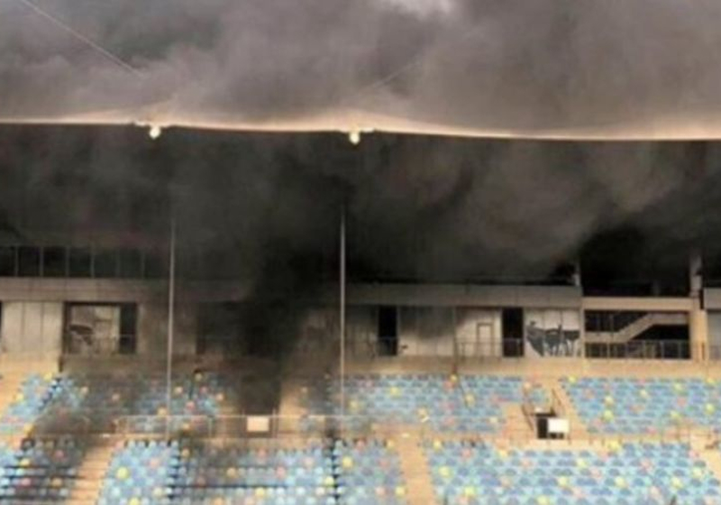 Circuit Bahrein getroffen door brand