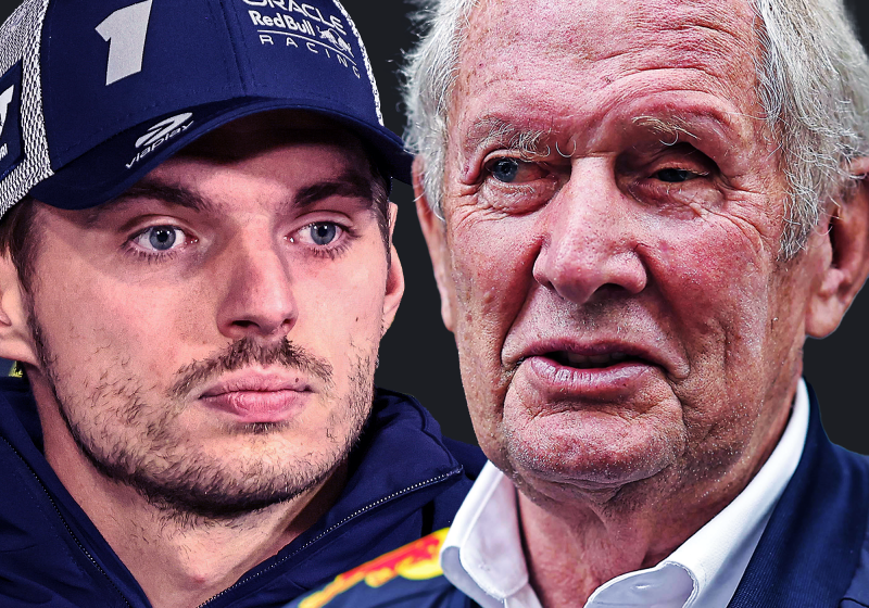Max Verstappen and Dr. Helmut Marko
