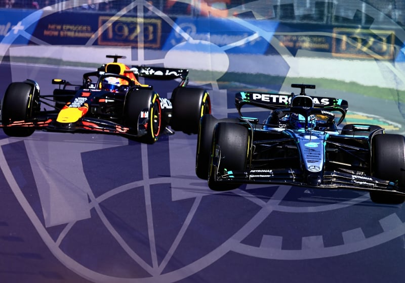 Mercedes and Red Bull with the FIA