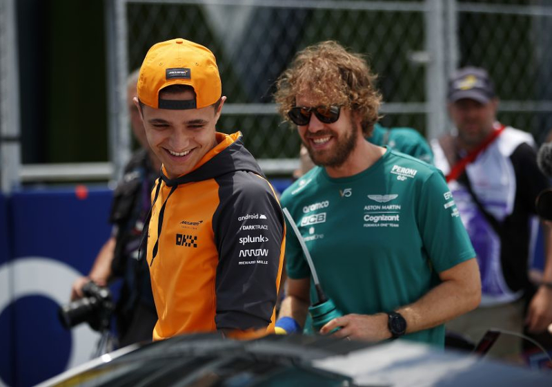 Norris dispels "crazy" negative Vettel portrayal