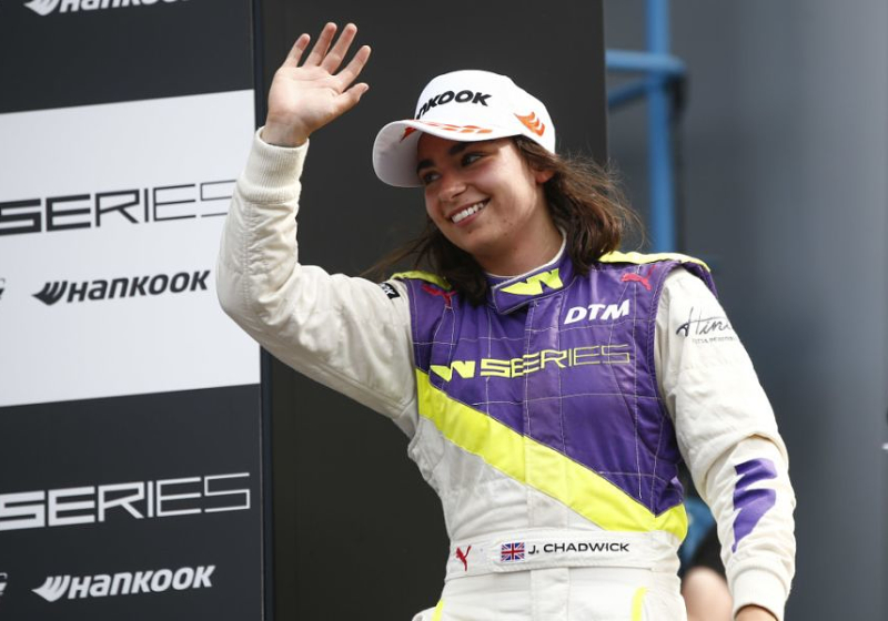 Jamie Chadwick eerste kampioene in W Series, Visser tweede