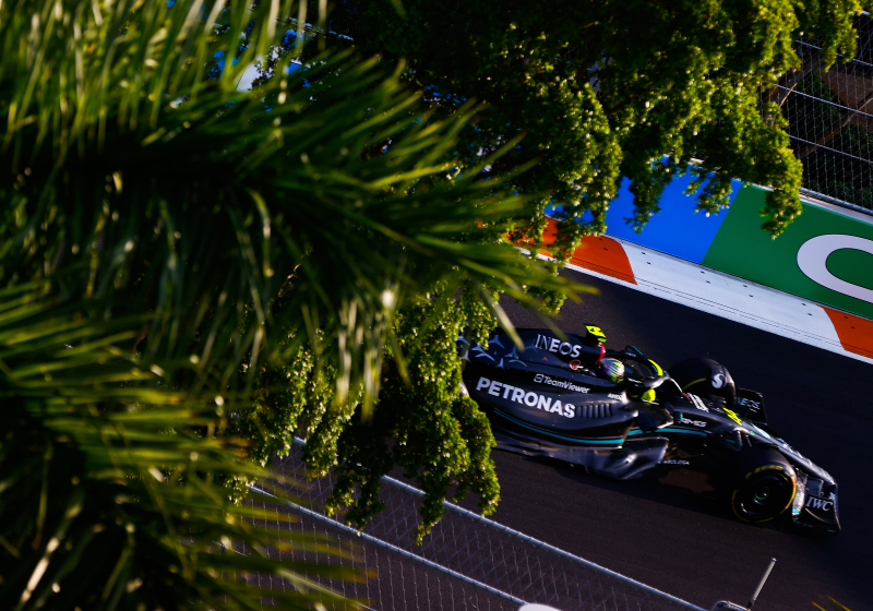 In beeld: Zo zien de nieuwe sidepods van Mercedes eruit