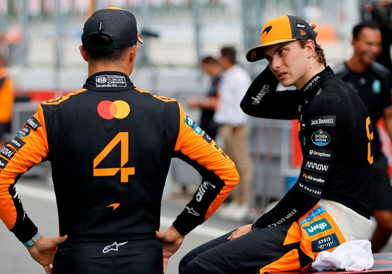 Lando Norris, Oscar Piastri, McLaren, Spain, 2025