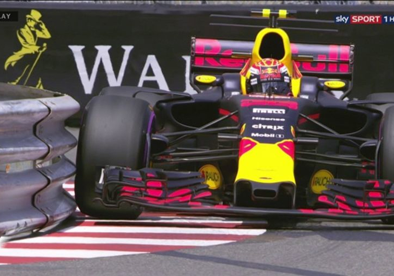 VIDEO: Verstappen zoekt de grens op in Monaco